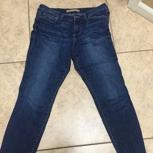 Joe's Jeans - Raw Hem Skinny Jeans - Size 28